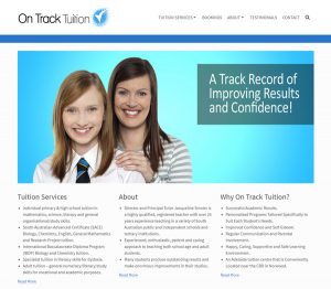 on track tuition website